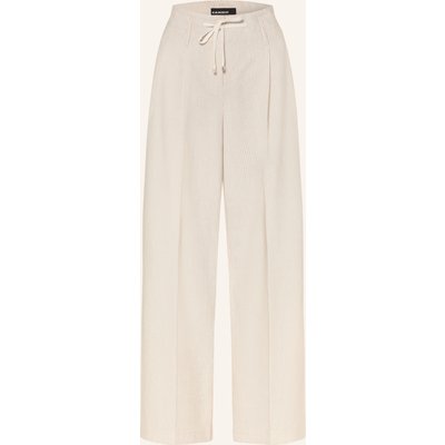 Cambio Marlenehose Addison Mit Leinen weiss