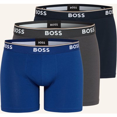 Boss 3er-Pack Boxershorts Power blau