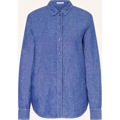 Lilienfels Hemdbluse Aus Leinen blau