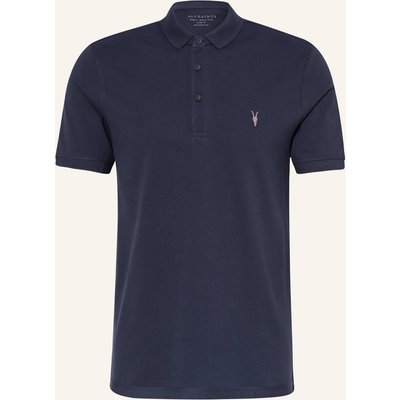 Allsaints Piqué-Poloshirt Reform Slim Fit blau