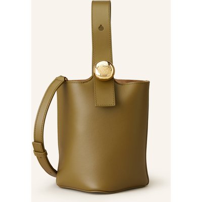 Loewe Handtasche Pebble Bucket Mini gruen