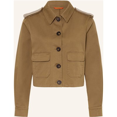 No.1 Como Kastenjacke Mit Schmucksteinen braun