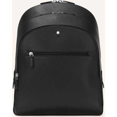 Montblanc Saffiano-Rucksack Sartorial Medium Mit Laptop-Fach schwarz