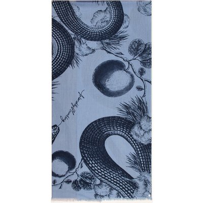 Friendly Hunting Cashmere-Schal Garden Eden blau