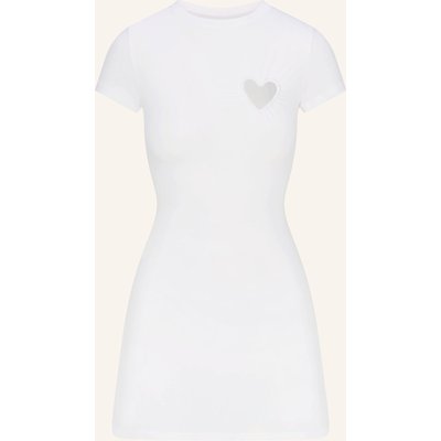 Skims Lounge-Kleid Cotton Jersey weiss