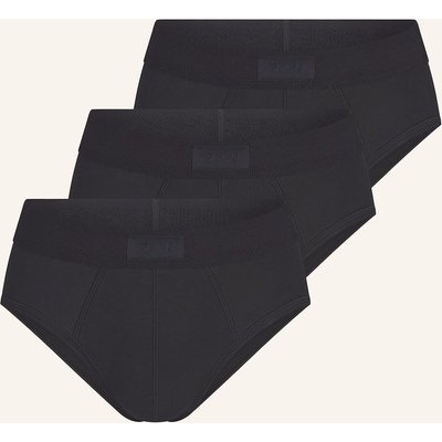 Skims 3er-Pack Slips Skims Cotton schwarz