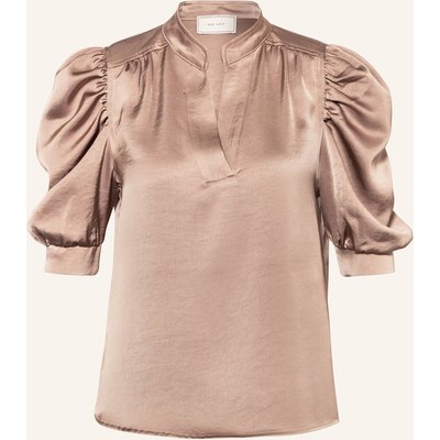 Neo Noir Blusenshirt Roella Aus Satin beige