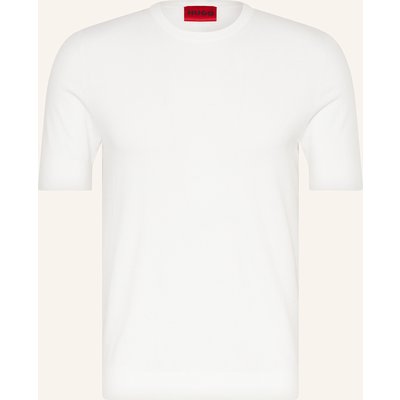 Hugo Strickshirt San Carl weiss