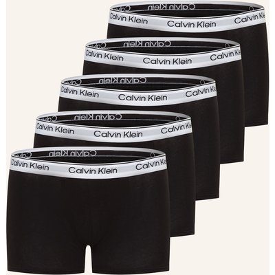 Calvin Klein 5er-Pack Boxershorts Icon Cotton Stretch schwarz