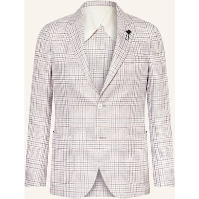 Lardini Sakko Regular Fit Mit Leinen beige