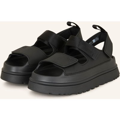 Ugg Plateau-Sandalen Goldenglow schwarz