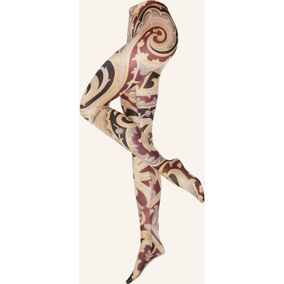 Wolford Feinstrumpfhose Paisley Baroque grau