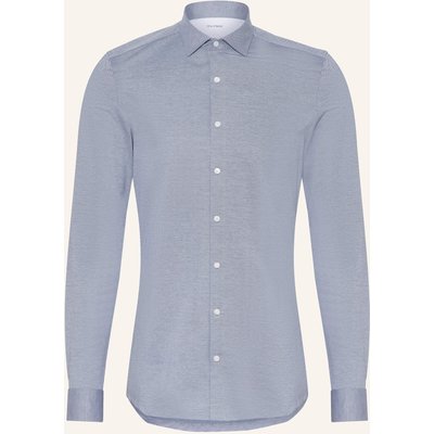 Olymp Jerseyhemd No. Six Super Slim Fit blau