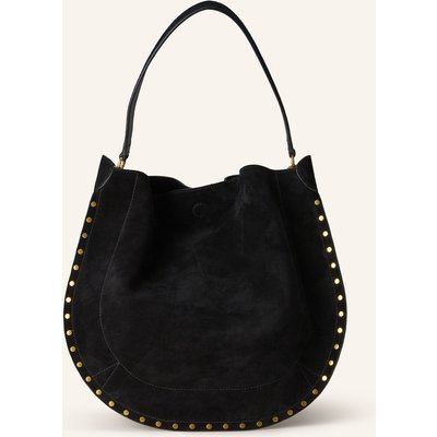 Isabel Marant Shopper Oskan Mit Pouch Und Nieten schwarz