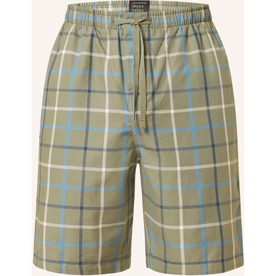 Schiesser Schlafshorts Mix+Relax gruen