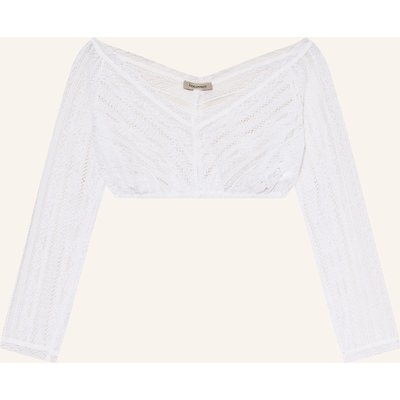 Cocovero Dirndlbluse Romy Aus Spitze Mit 3/4-Arm weiss