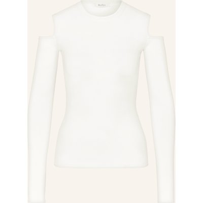 Max Mara Cold-Shoulder-Pullover Vik weiss