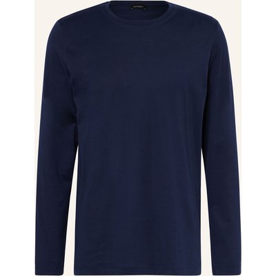 Hanro Schlafshirt Night & Day blau