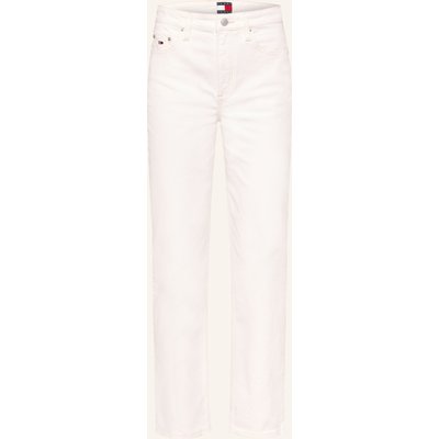 Tommy Jeans Straight Jeans Layla weiss