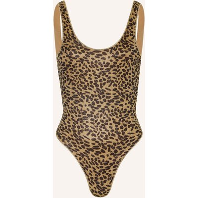Oséree Badeanzug Animalier Sporty Maillot braun
