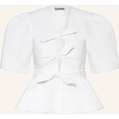 Ganni Blusenshirt weiss
