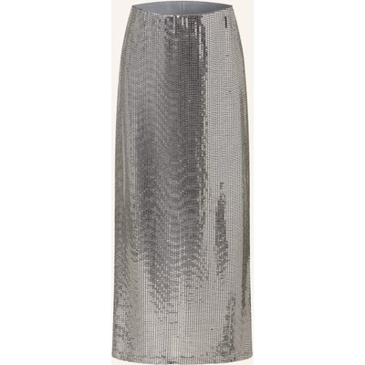 Riani Jerseyrock silber