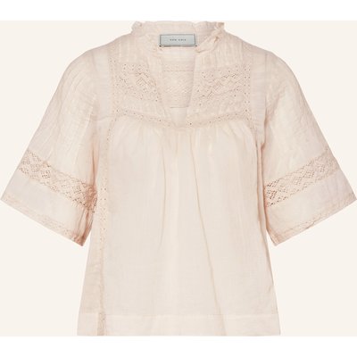 Neo Noir Blusenshirt Siama Mit Spitze beige