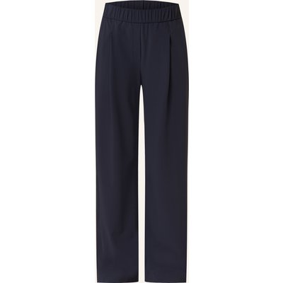 Marc Cain Marlenehose Wedi Im Materialmix blau