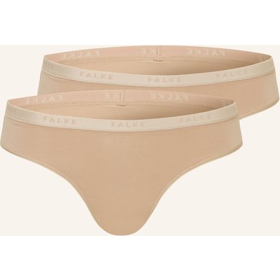 Falke 2er-Pack Slips Daily Comfort braun