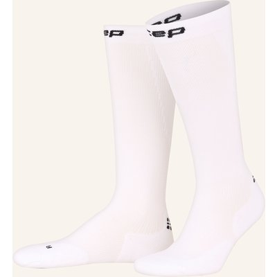 Cep Laufsocken The Run Socks Tall weiss