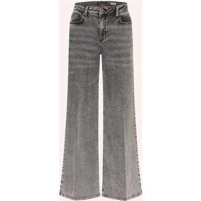 Raffaello Rossi Flared Jeans Sventy grau