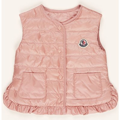Moncler Enfant Daunenweste Portia Mit Rüschen rosa