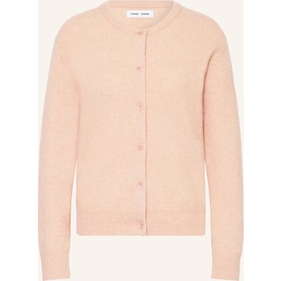Samsøe Samsøe Strickjacke Nor Mit Alpaka rosa