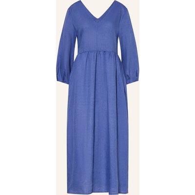 Robert Friedman Leinenkleid Selenal blau