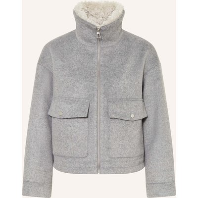 Darling Harbour Blouson Mit Teddyfell grau