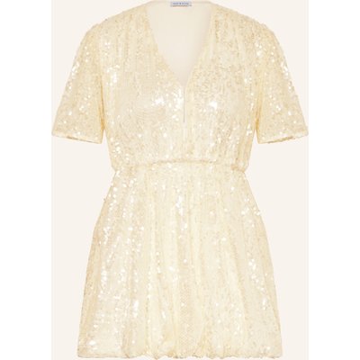 Mrs & Hugs Kleid Mit Pailletten weiss