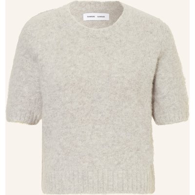 Samsøe Samsøe Strickshirt Sajeanne Mit Alpaka grau