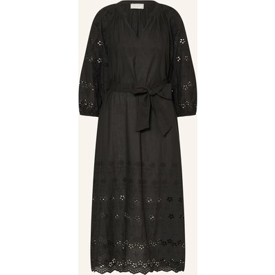 Neo Noir Kleid Colette Mit Lochspitze schwarz