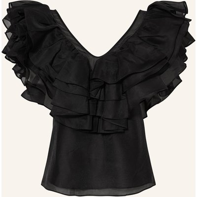 Ted Baker Blusentop Calonda Mit Volants schwarz