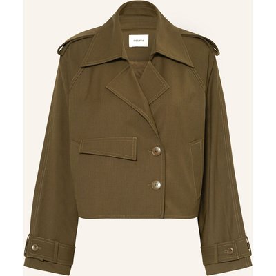 Gestuz Trench-Jacke Gzedina gruen