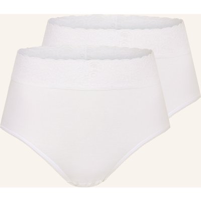 Calida 2er-Pack Taillenslips Iconics weiss