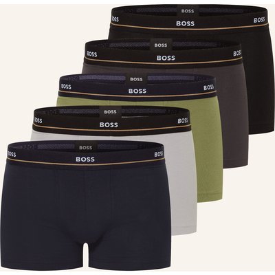 Boss 5er-Pack Boxershorts Essential gruen