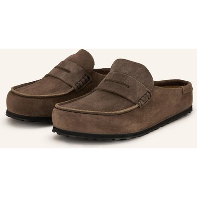 Birkenstock Mules Naples Wrapped braun