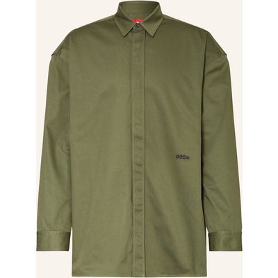 032c Oversized-Hemd Comfort Fit gruen