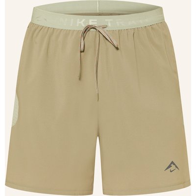 Nike 2-In-1-Laufshorts Trail Brief-Lined grau