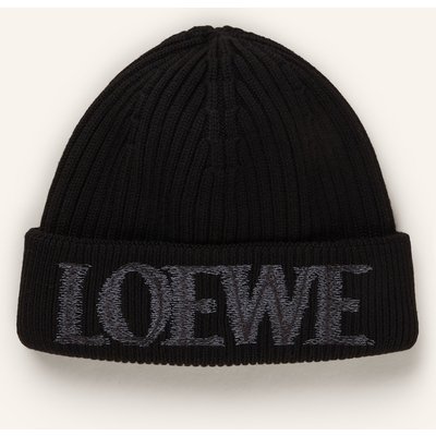 Loewe Mütze schwarz