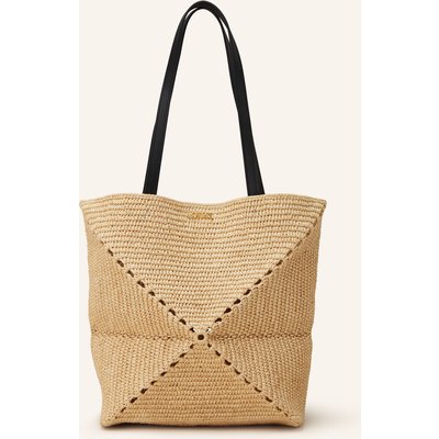 Loewe Shopper Puzzle Fold Medium beige