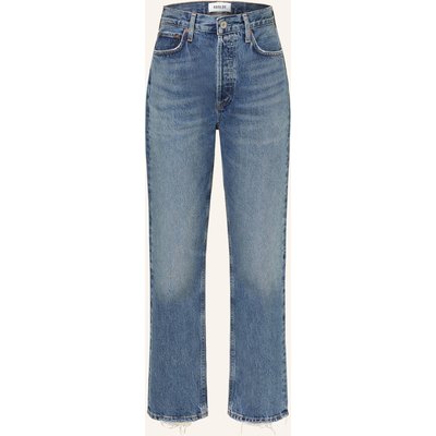 Agolde Straight Jeans 90's Pinch Waist blau