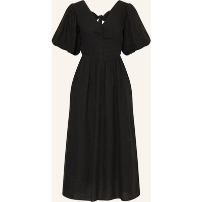 Mrs & Hugs Leinenkleid schwarz
