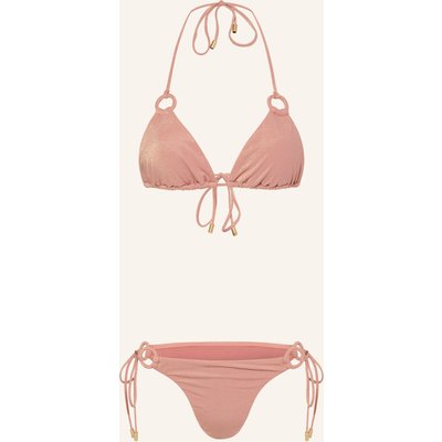 Zimmermann Triangel-Bikini Rhiannon Mit Glitzergarn rosa